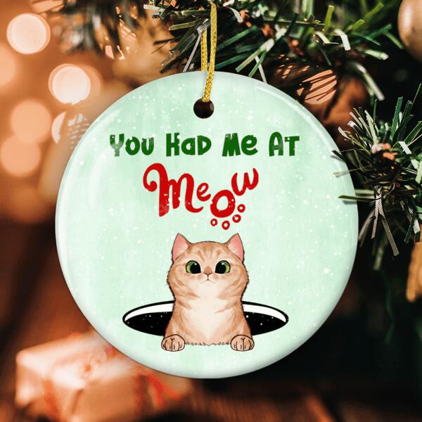 I Found My Meow Forever Home - Personalized Custom Cat Ornament - Cat Lovers Gift Keepsake